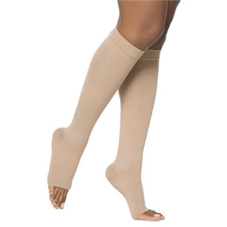 Sigvaris Sigvaris Select Comfort 863CLLO66-S 30-40 mmHg Open Toe With Grip Top Calf; Large; Long - Crispa 863CLLO66/S